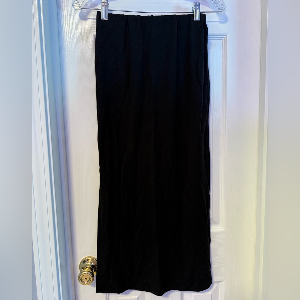 Reformation Maria Black Skirt